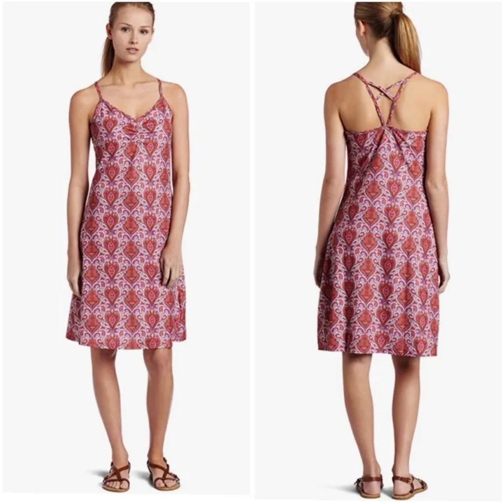 GUC Prana Athletic, Paisley, Racerback, "Sonja" Sport Dress, Women's size Small